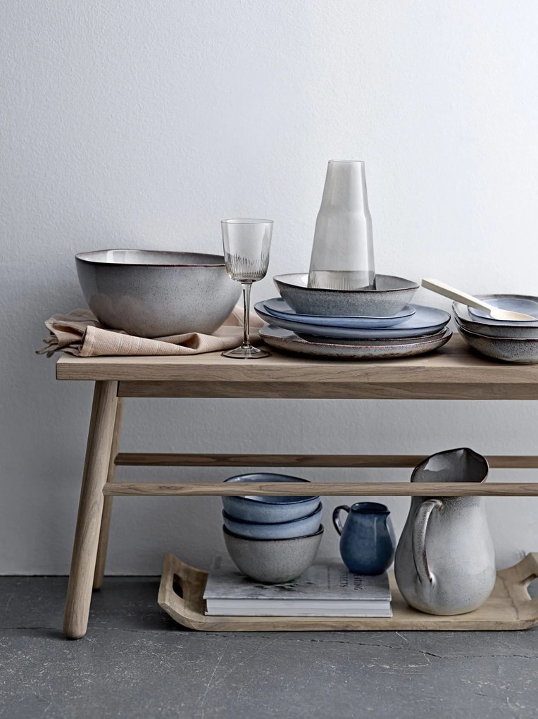 Bloomingville Kameninová miska Sandrine modrá 15 cm