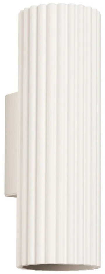 Krémovobiele nástenné svietidlo Gleam – Sollux