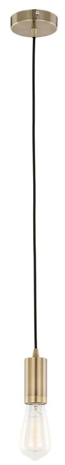 ITALUX DS-M-038 ANTIQUE BRASS - Luster na lanku MODERNA 1xE27/60W/230V bronz