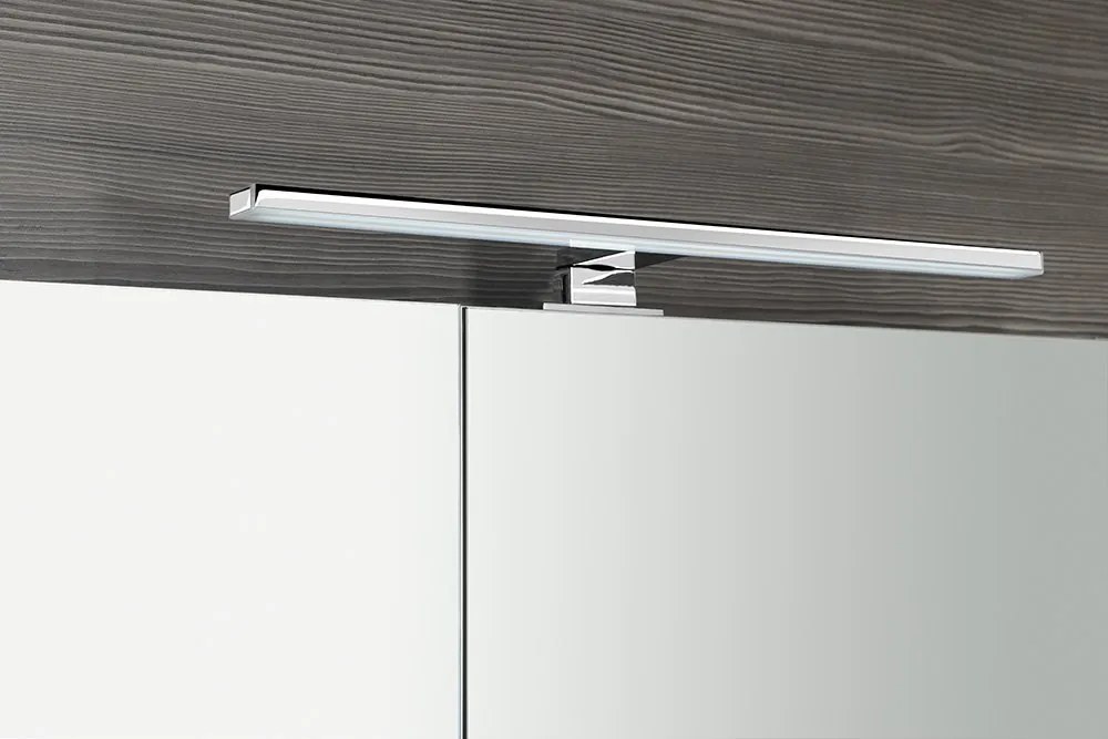 Sapho Sapho, MIRRÓ galérka s LED osvetlením, 80x70x16cm, biela, MC080-0030