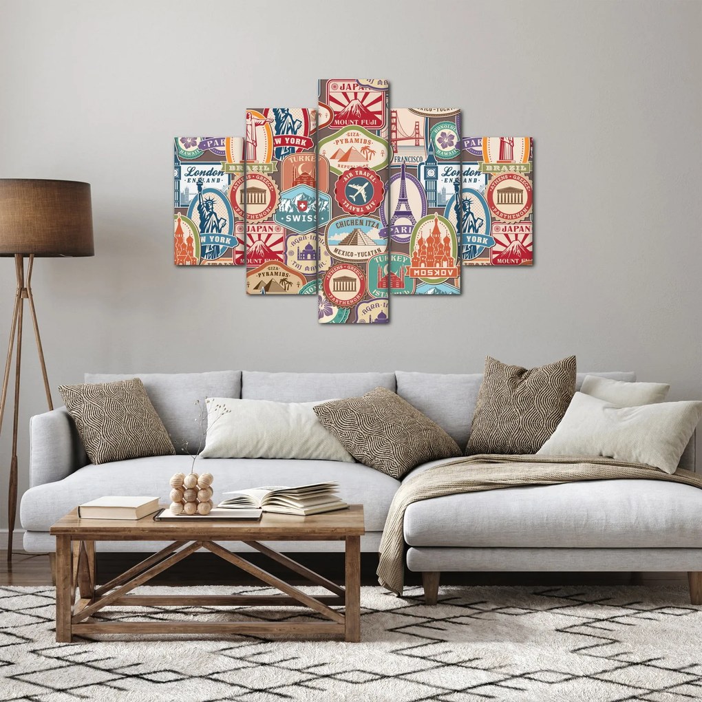 Obraz cestovateľa (150x105 cm)
