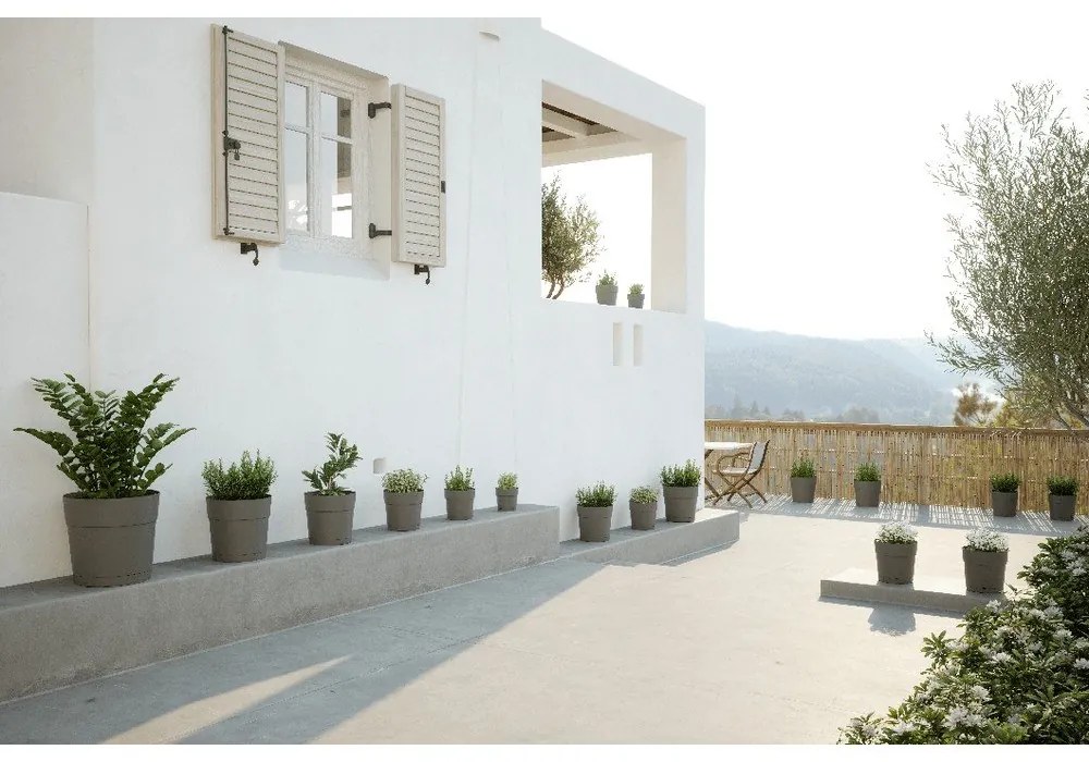 Kvetináč z recyklovaného plastu ø 30 cm Capri – Artevasi