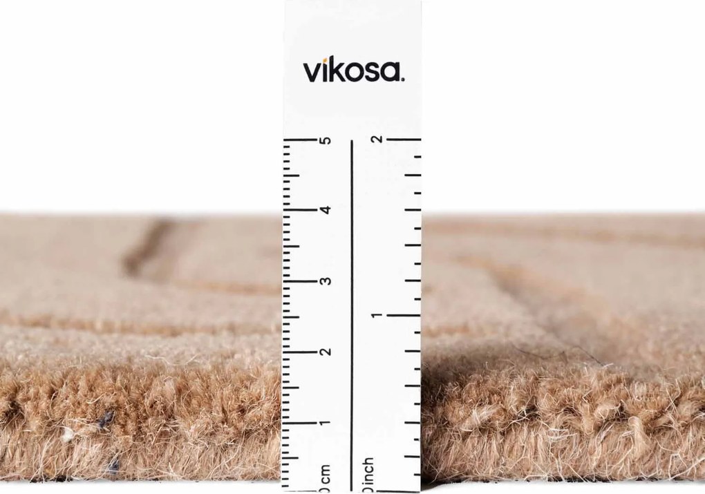 Vikosa, Kusový koberec Vikosa Arcura 106300 Brown, 80x150, hnedá, obývacia izba