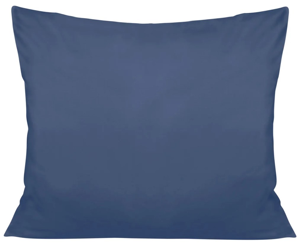 SATÉNOVÁ OBLIEČKA NA VANKÚŠ 50X80 CM TMAVOMODRÁ
