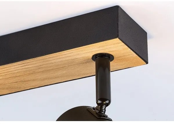 Rabalux 71152 - Bodové svietidlo METTA 2xE14/40W/230V dub