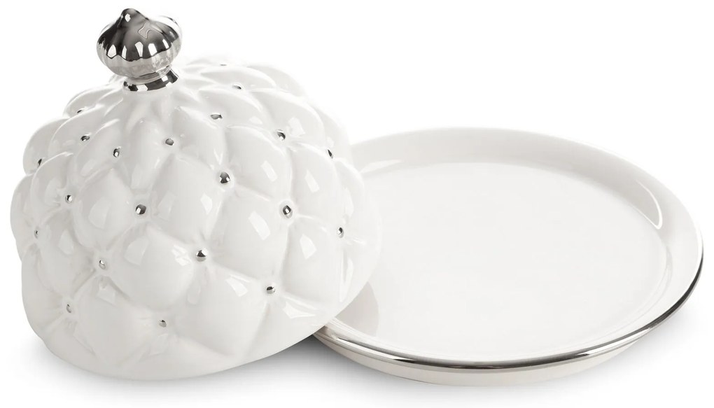 KERAMICKÁ MASELNIČKA ADORE 16X12 CM VZOROVANÁ