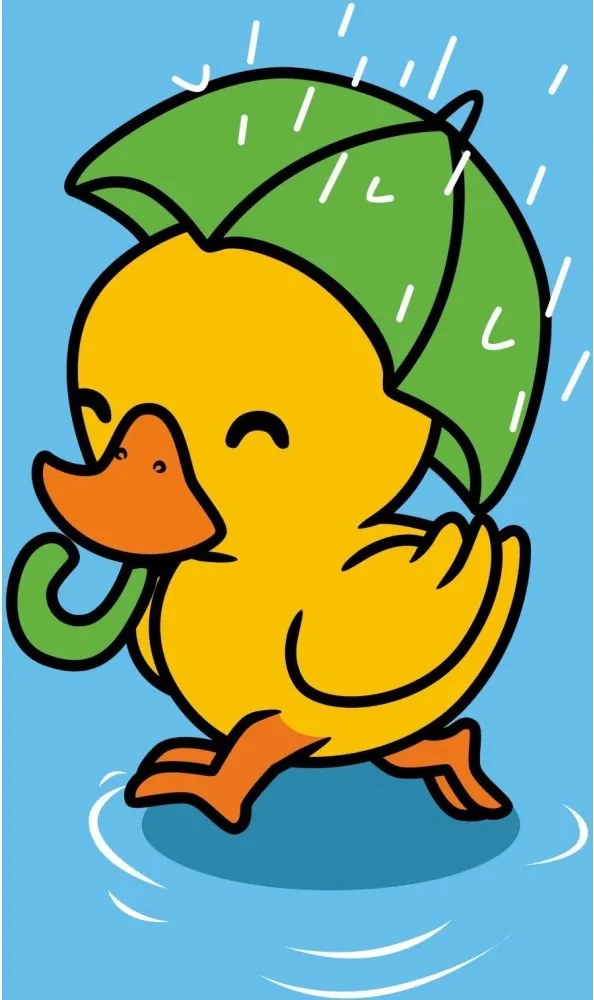 FARO Detský uterák bavlnený Duck 30x50 cm