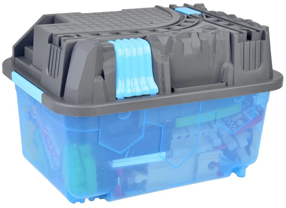 Drevená vláčiková trať s príslušenstvom 100 ks Jokomisiada ZA5380