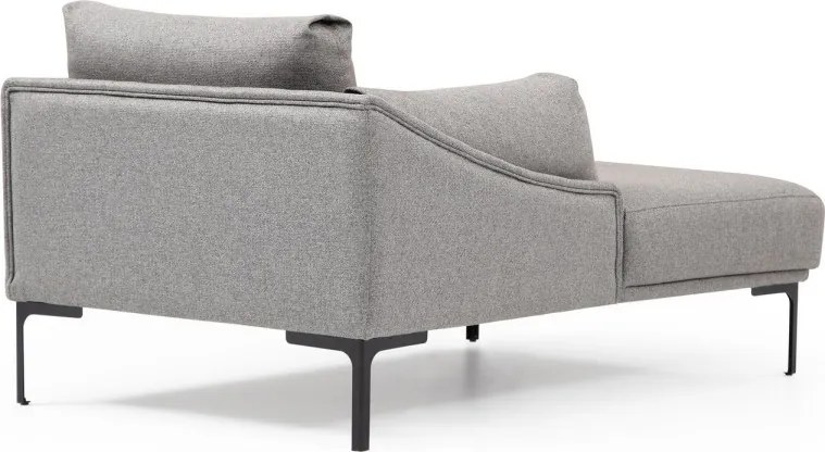 Rohová sedací souprava Leo 255 cm šedá levá