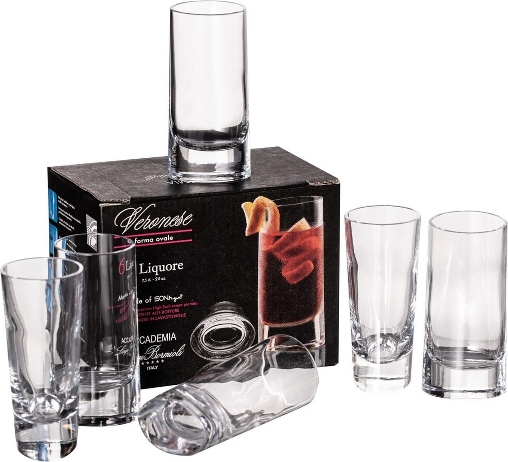 Poháre na likér Arieen – 6 ks, 75 ml