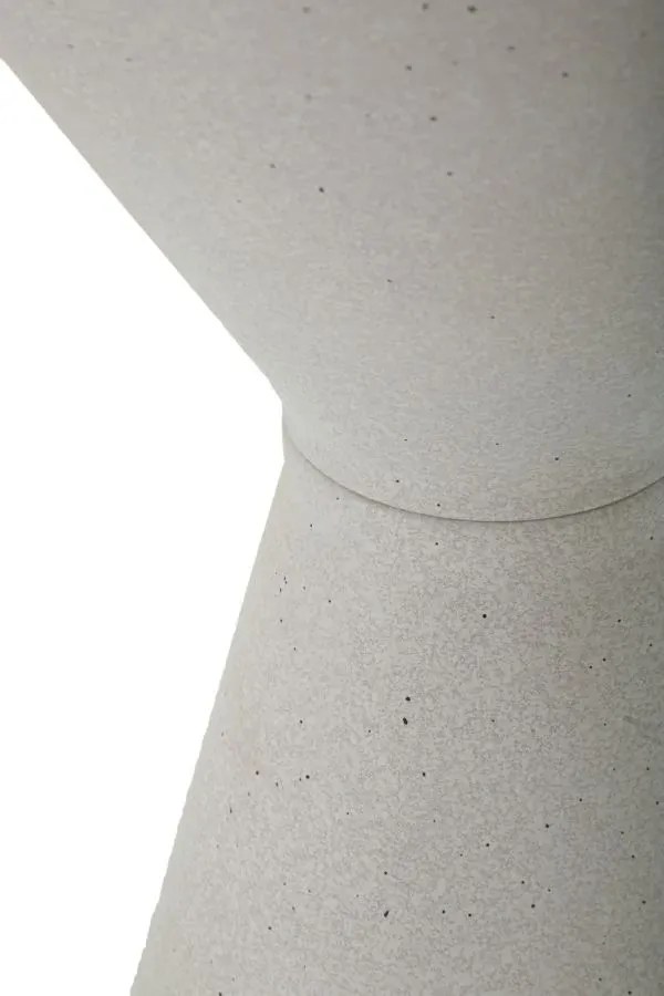 Odkladací stolík Biely 44 cm mramor/biely