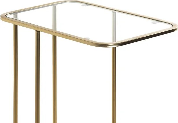 Prístavný stolík Sagres, zlatý