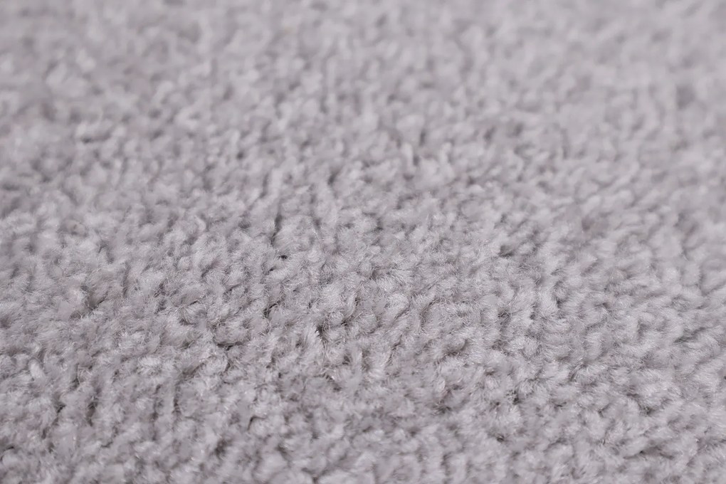 Vopi koberce Kusový koberec Eton sivý 73 kruh - 160x160 (priemer) kruh cm