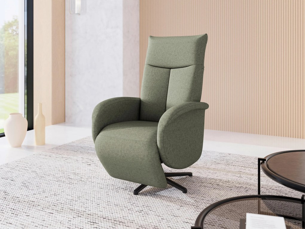 XXXLutz RELAXAČNÉ KRESLO, textil, olivovozelená Sit & More - Online Only obývacie izby - 0001440258D3