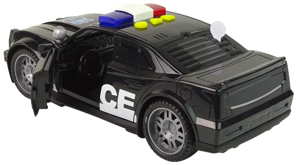 Lean Toys Policajné terénne auto 1:14 čierne