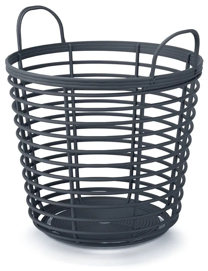 Kôš s ušami, priemer 43 cm, antracit