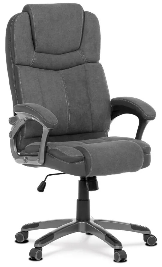 Kancelářské křeslo, houpací mechanismus, šedá látka, KA-C715 GREY2
