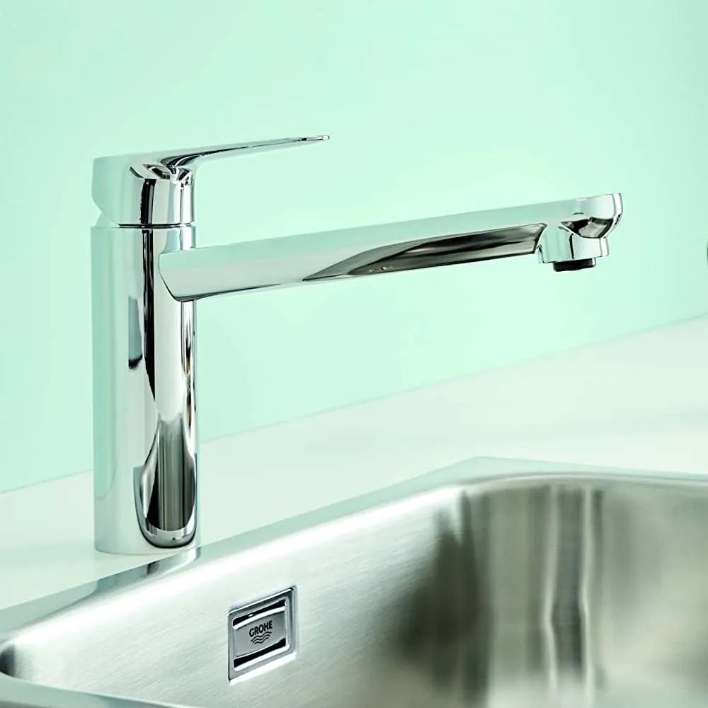 GROHE Start Curve páková drezová batéria, výška výtoku 132 mm, chróm, 31717000