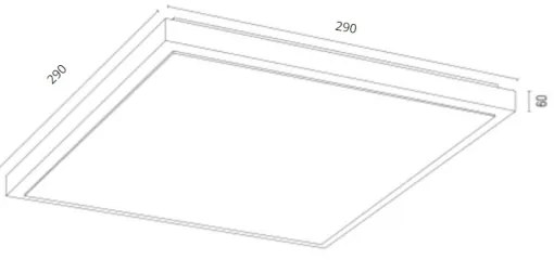Argon 7167 - Stropné svietidlo CARLSON 2xE27/15W/230V 29x29 cm zlatá