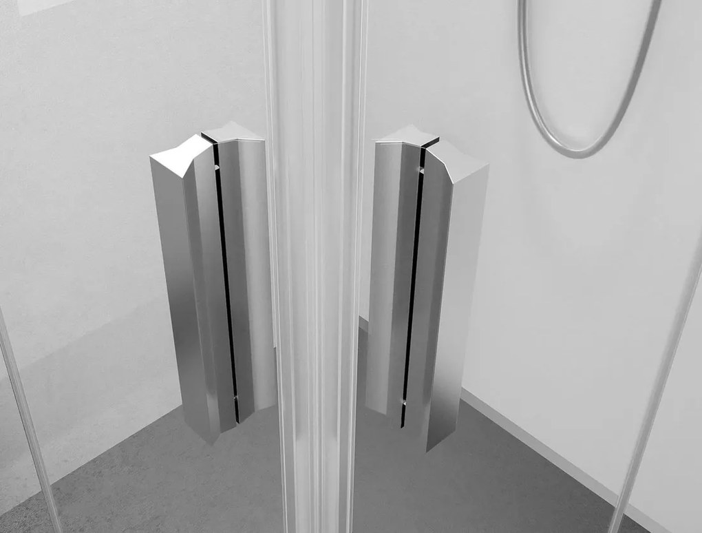 Polysan Polysan, ZOOM štvorcová sprchová zástena 900x900mm, rohový vstup, ZL4915L-02