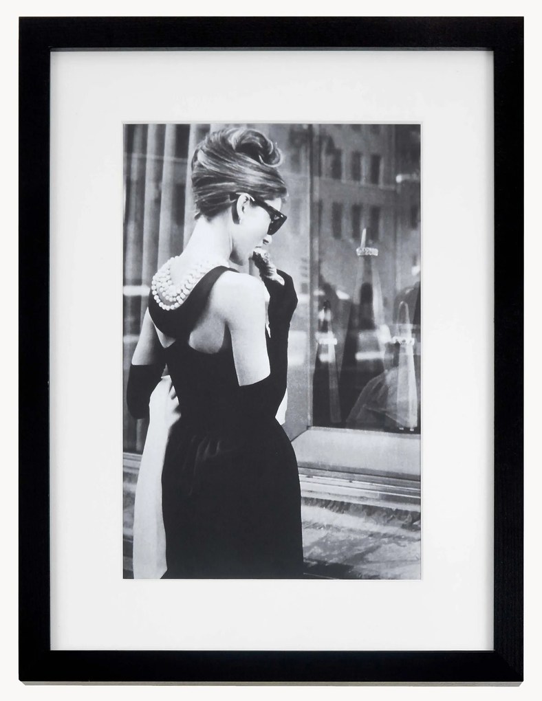 Nástenná dekorácia's rámom Breakfast at Tiffany's