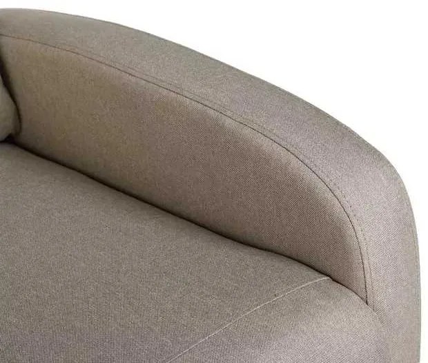 LuxuryForm DESIGN Televízne kreslo RUFO s polohovaním - béžové