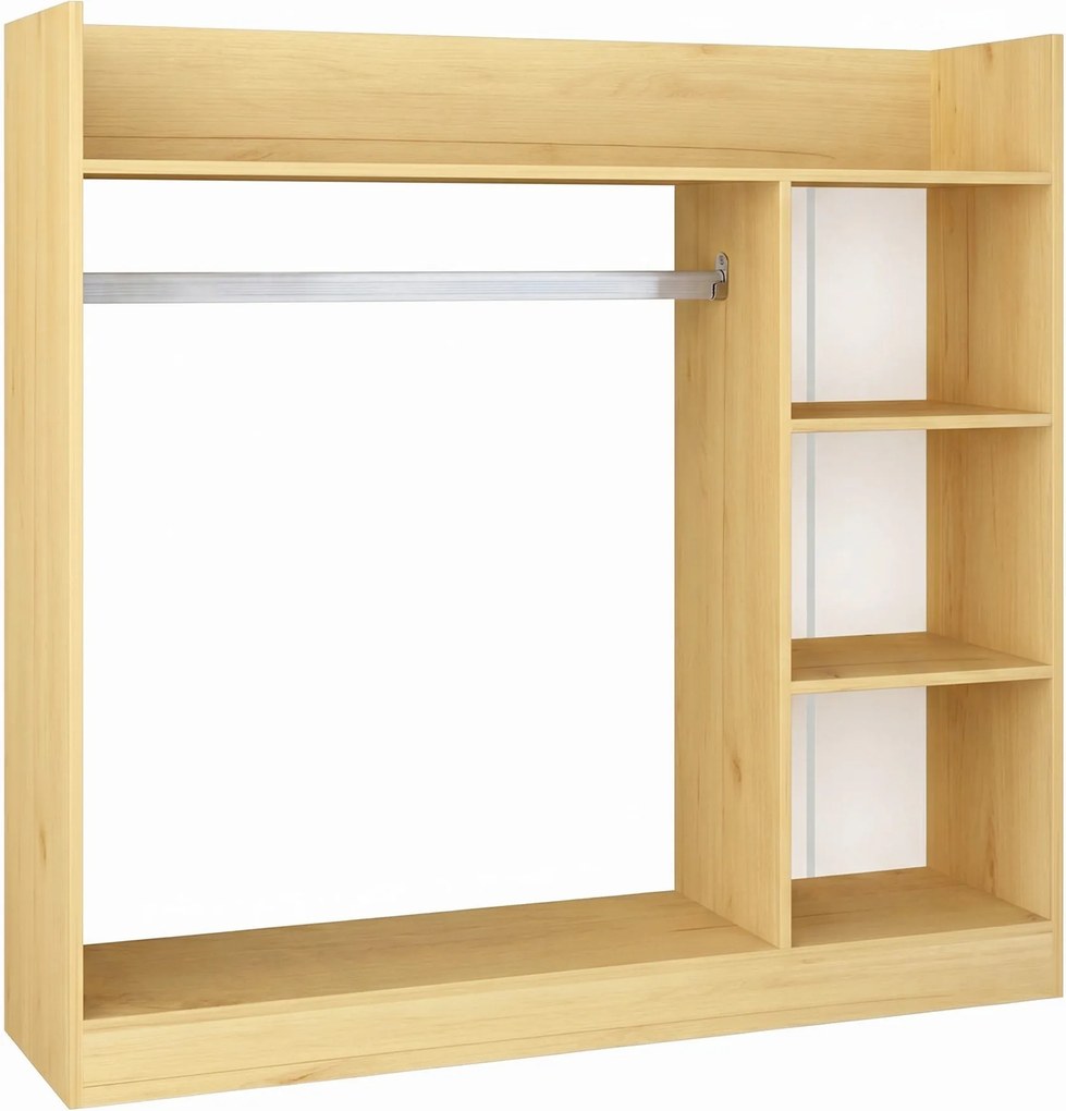 XXXLutz OTVORENÁ ŠATNÍKOVÁ SKRIŇA, 124/120/35 cm Livetastic - Skrine - 000657064303