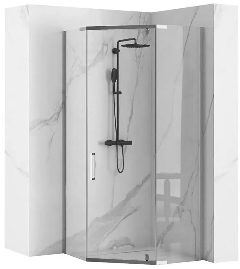Sprchový kút Axin Rea K8779 90x90x195 chróm