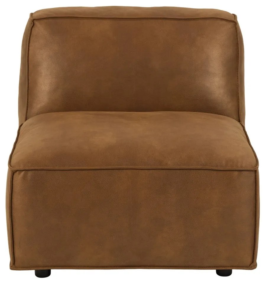 Koňakovohnedý modul pohovky (stredový diel) Fairfield Kentucky – Bonami Selection