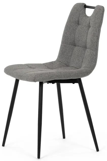 Autronic BONTEC Jedálenská stolička, sivá, látka, DCL-V2017 GREY2 Farba: Šedá