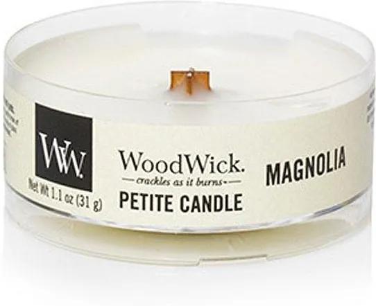 WoodWick Vonná sviečka WoodWick Petite - Magnolia 31 g
