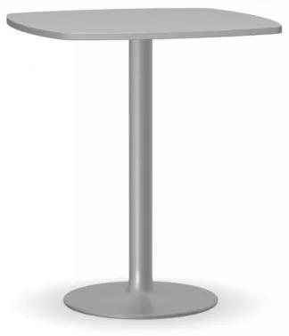 Konferenčný stolík FILIP II, 660x660 mm, sivá konštrukcia, doska sivá