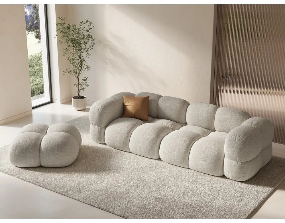 Béžová pohovka 250 cm Loretto – Cosmopolitan Design