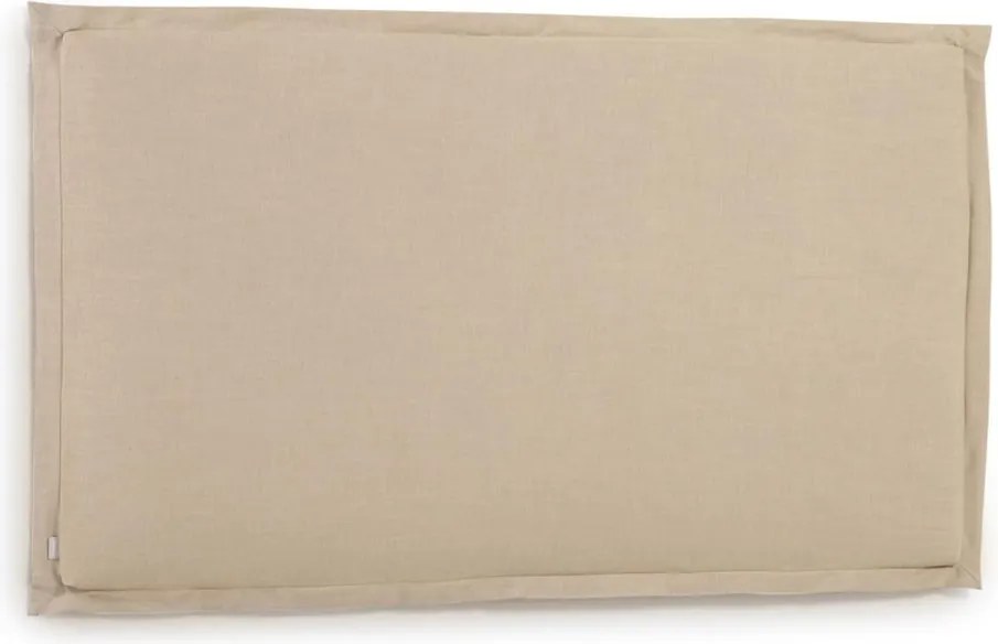 Béžové čalúnené čelo postele 206x106 cm Tanit – Kave Home