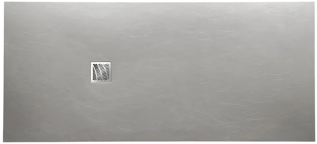 Gelco Gelco, MITIA sprchová vanička z liateho mramoru, obdĺžnik 120x90cm, sivá, PMS12090