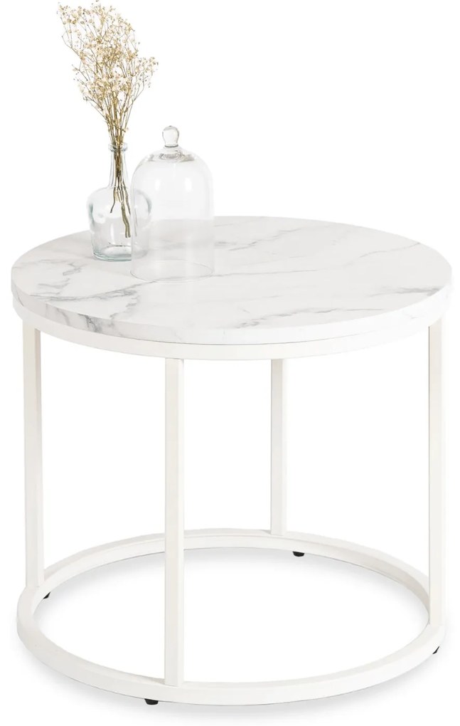 PROXIMA.store - Dizajnový konferenčný stolík CONNY FARBA: dub, FARBA NÔH: biela