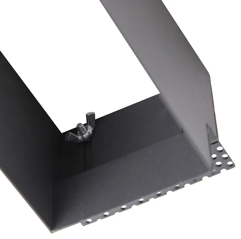 Zabudované bodové svetlo čierne sklápateľné a otočné bez rámu 2-bodové - Oneon Honey