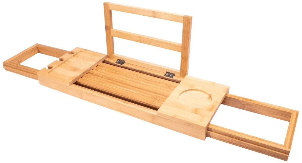 Bambusový stolík do vane Dafne hnedý