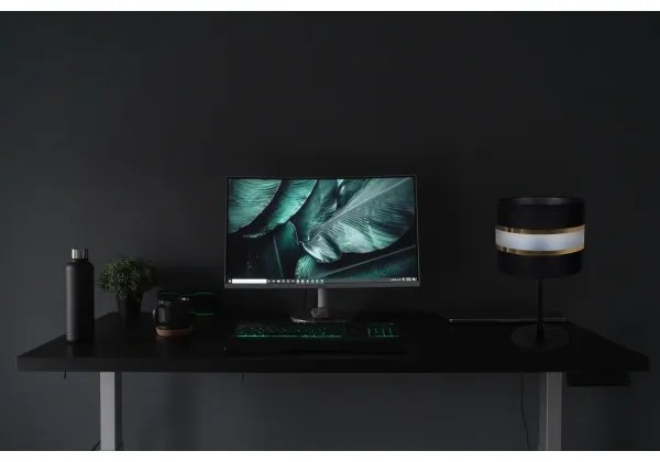 Stolná lampa CORAL 1xE27/60W/230V čierna