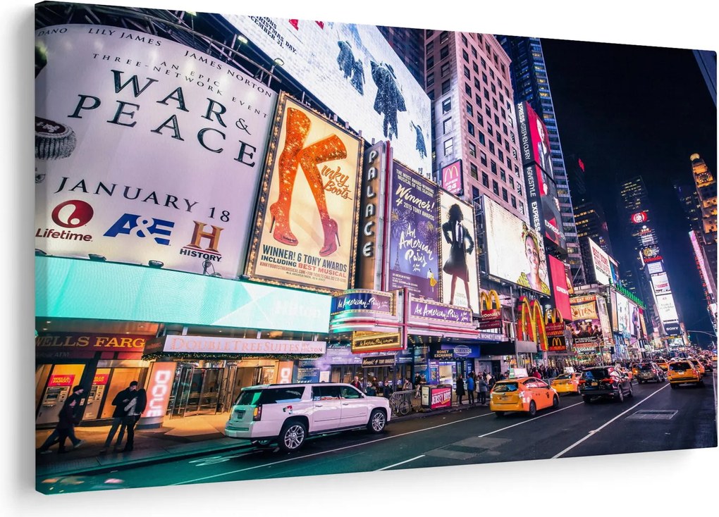 Obraz - New York Theater District (90x60 cm)