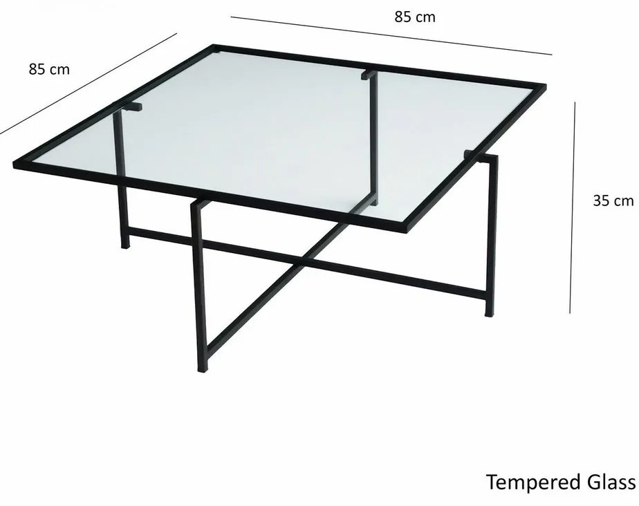 Konferenčný stolík Sun Black