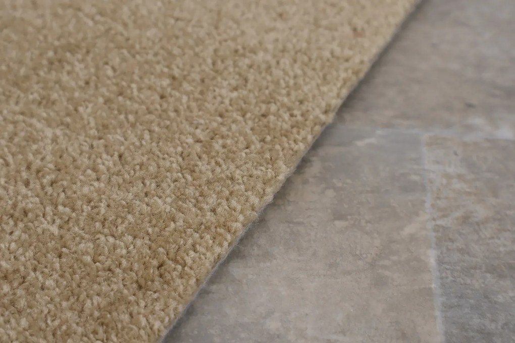 AKCIA: 107x138 cm Koberec metráž Eton béžový 70 - neúčtujeme odrezky z role, šíře, béžová, filc, kancelária, Vopi