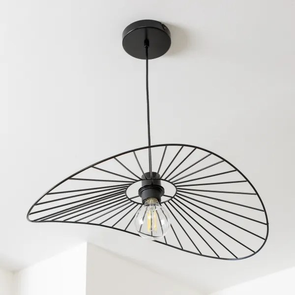Brilagi - LED luster na lanku CERIA WIRE 1xE27/40W/230V 40x56 cm čierna
