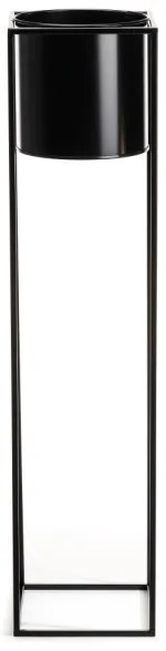 Stojan na kvety RING 100x23 cm čierna