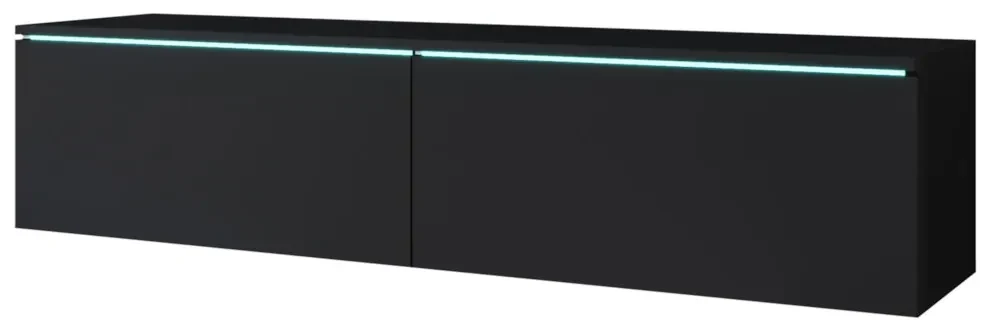 TV stolík MENDES D - čierna / nie / 140