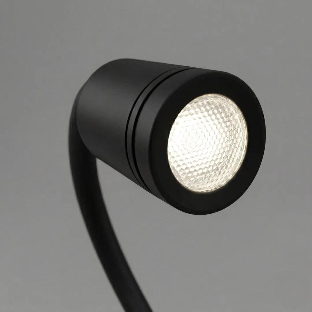 Nástenné LED svietidlo Shelf, 1x LED 4+5+2w, 4000k, b/w, vypínač