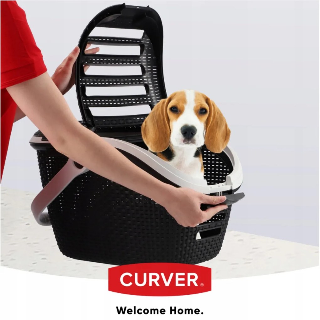 Curver Prepravka na zvieratá antracitové