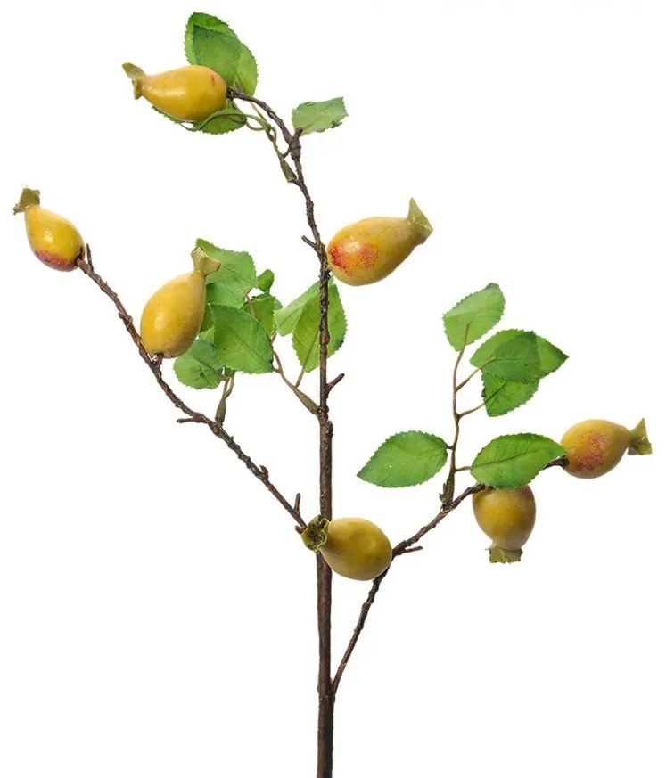 Dekorácia umelá vetvička žltej šípky - 10*8*50 cm