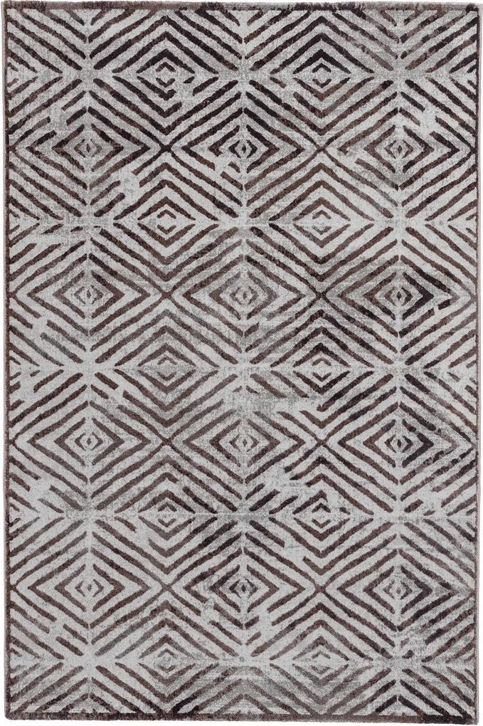 Schöner Wohnen-Kollektion - Golze koberce Kusový koberec Brilliance 182017 Rhombs Purple - 160x230 cm
