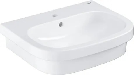 Grohe Euro Ceramic umývadlo na dosku 60x48 cm alpská biela otvor pre batériu uprostred 39337000 G39337000